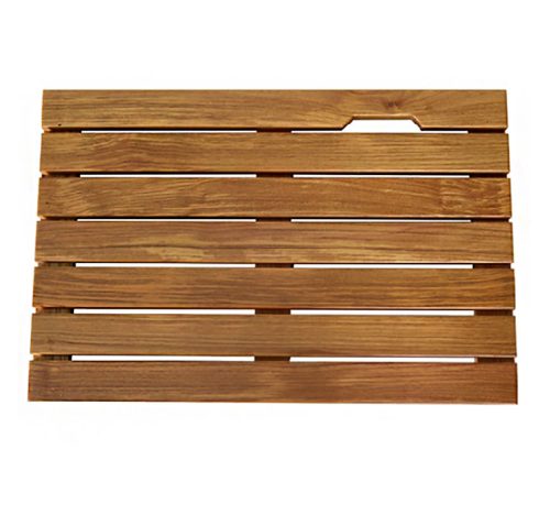 Solid Teak Bathroom Shower Mat