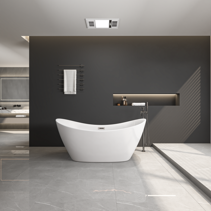 67 "Acrylic freestanding bathtub